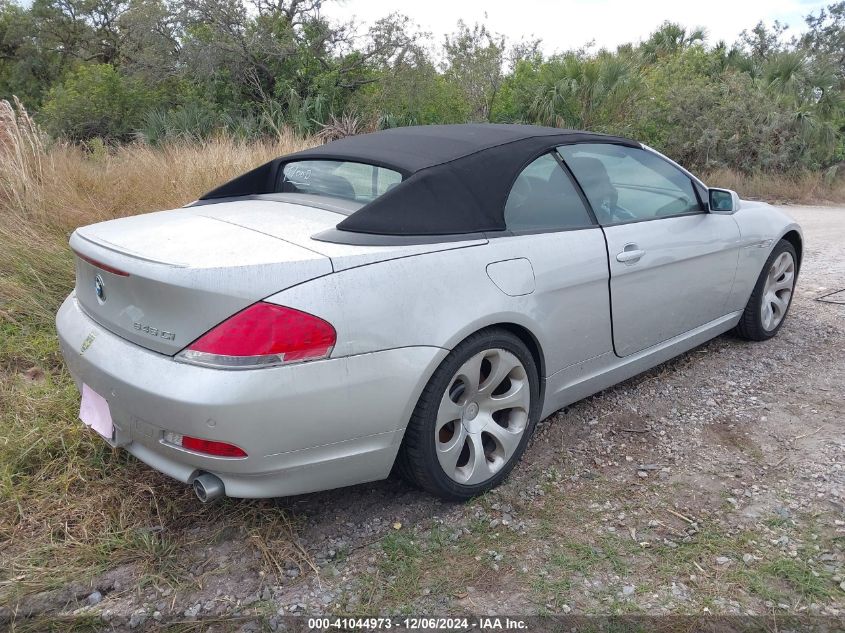 2005 BMW 645Ci VIN: WBAEK73475B322960 Lot: 41044973