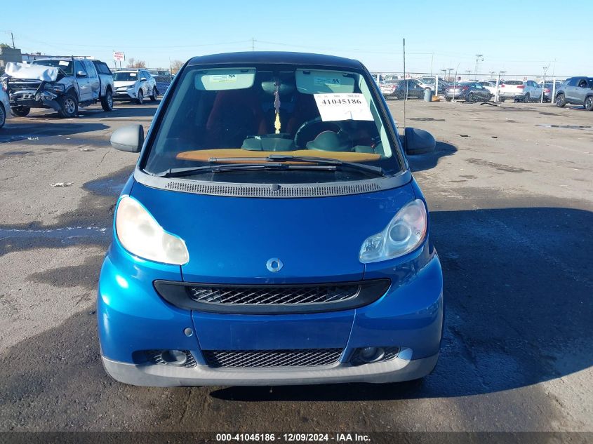 2008 Smart Fortwo Passion/Pure VIN: WMEEJ31X58K138764 Lot: 41045186