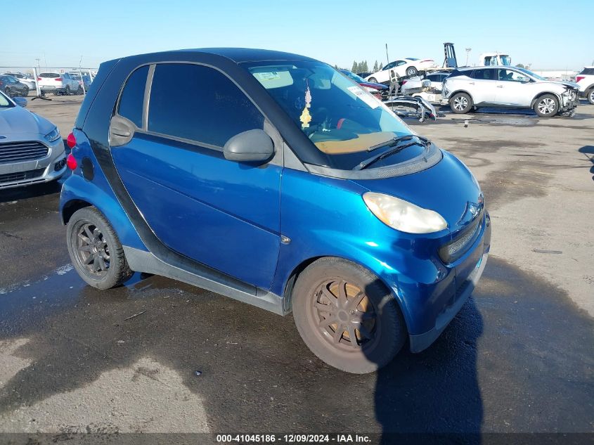 2008 Smart Fortwo Passion/Pure VIN: WMEEJ31X58K138764 Lot: 41045186