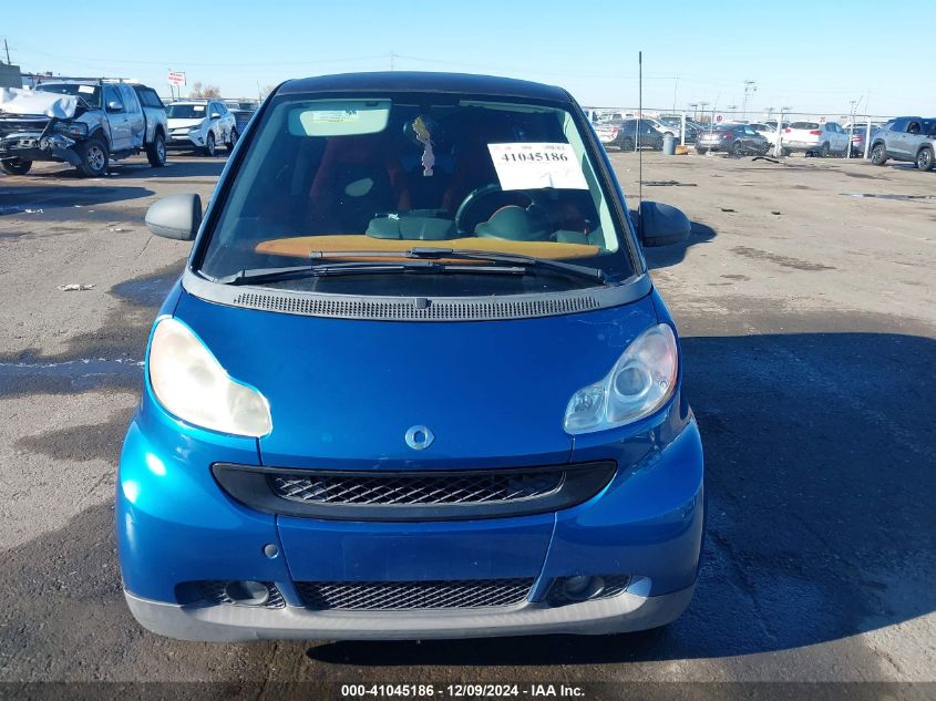 2008 Smart Fortwo Passion/Pure VIN: WMEEJ31X58K138764 Lot: 41045186