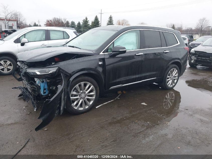 2022 Cadillac Xt6 Premium Luxury VIN: 1GYKPCRS5NZ182768 Lot: 41045320