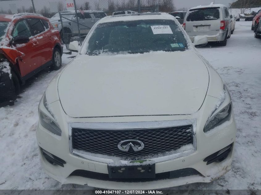 2016 Infiniti Q70 3.7X VIN: JN1BY1AR4GM271329 Lot: 41047107