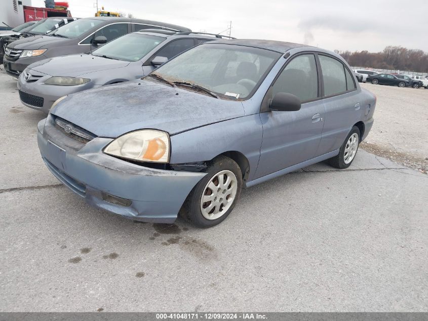 2003 Kia Rio VIN: KNADC125336270443 Lot: 41048171