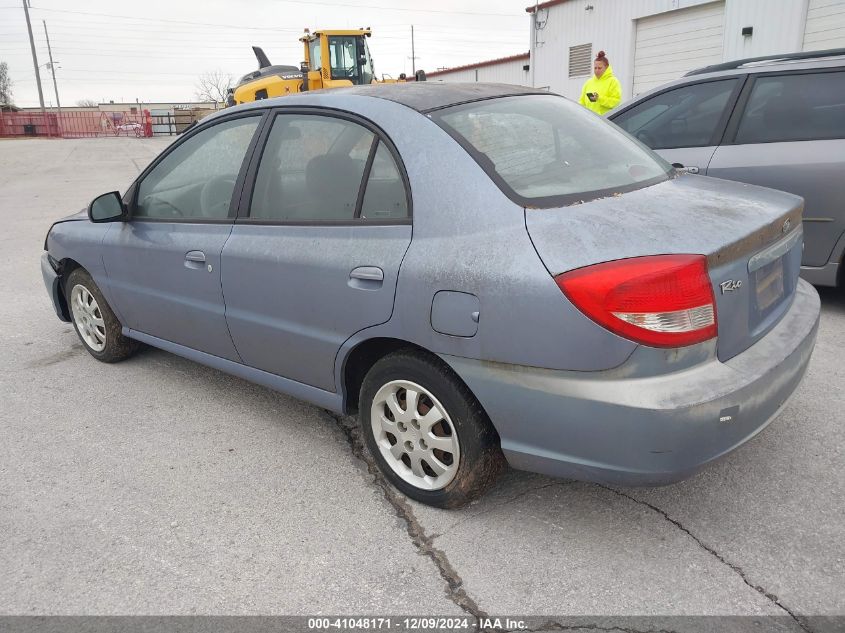 2003 Kia Rio VIN: KNADC125336270443 Lot: 41048171