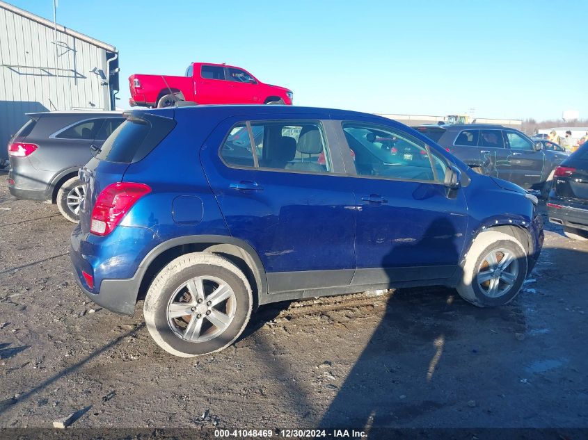 2017 Chevrolet Trax Ls VIN: 3GNCJNSB2HL185437 Lot: 41048469