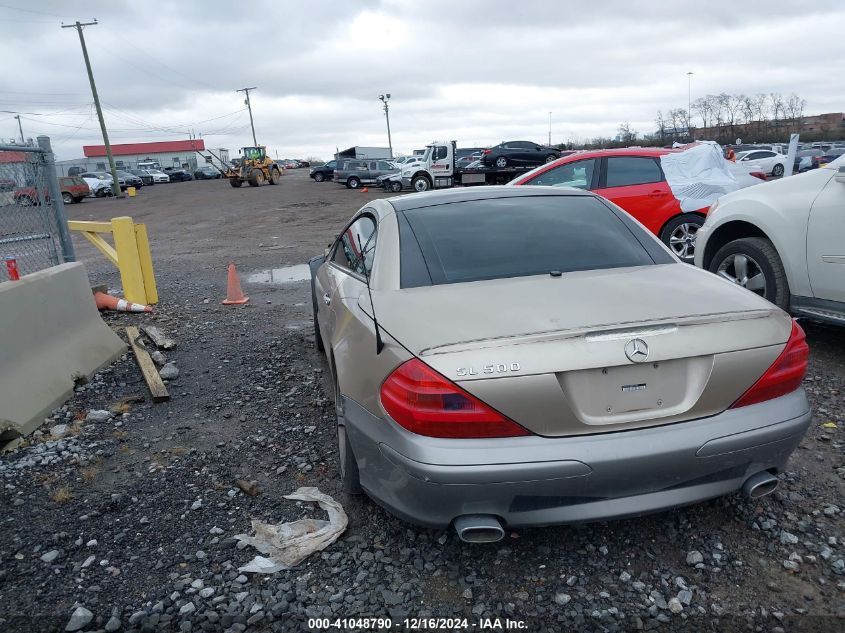 2003 Mercedes-Benz Sl 500 VIN: WDBSK75F83F041694 Lot: 41048790