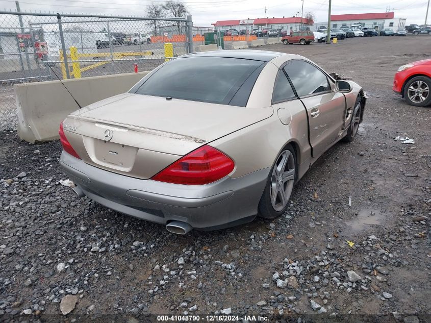 2003 Mercedes-Benz Sl 500 VIN: WDBSK75F83F041694 Lot: 41048790