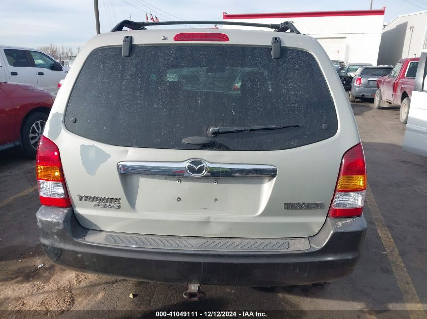 2003 Mazda Tribute Es V6 VIN: 4F2CZ06123KM19060 Lot: 41049111