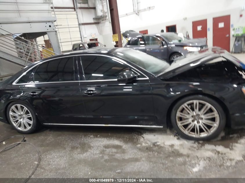 2015 Audi A8 L 3.0T VIN: WAU3GAFDXFN015980 Lot: 41049979