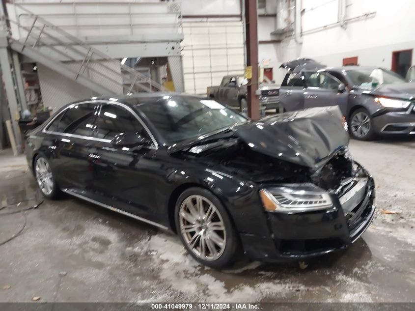 2015 Audi A8 L 3.0T VIN: WAU3GAFDXFN015980 Lot: 41049979