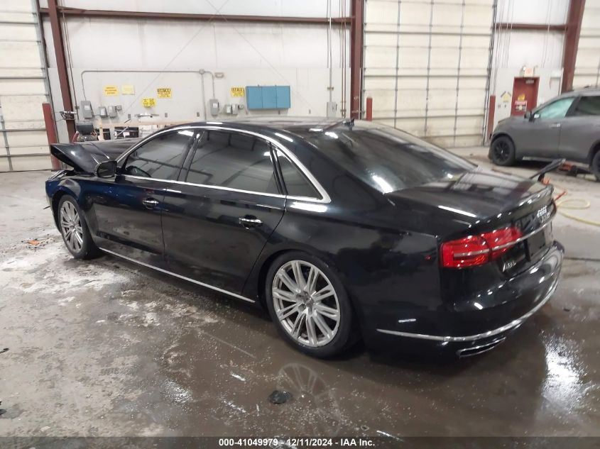 2015 Audi A8 L 3.0T VIN: WAU3GAFDXFN015980 Lot: 41049979