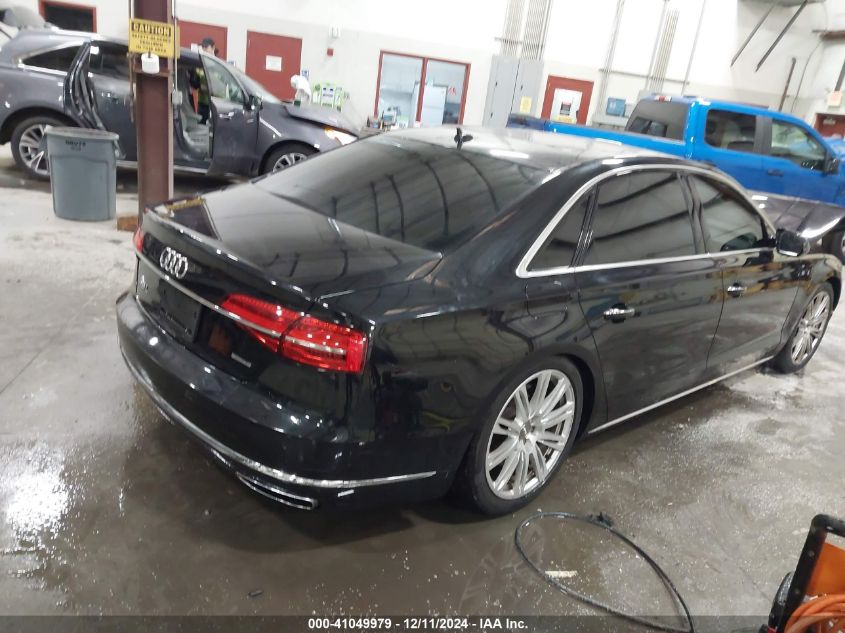 2015 Audi A8 L 3.0T VIN: WAU3GAFDXFN015980 Lot: 41049979