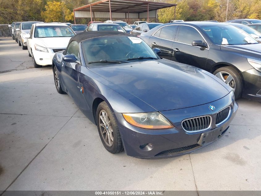 2004 BMW Z4 2.5I VIN: 4USBT33574LS50598 Lot: 41050151