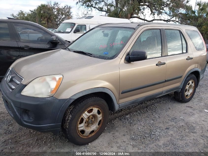 2005 Honda Cr-V Lx VIN: JHLRD685X5C003866 Lot: 41050700