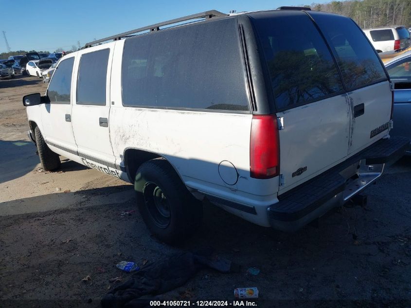 1996 Chevrolet Suburban C1500 VIN: 1GNEC16R5TJ425969 Lot: 41050721