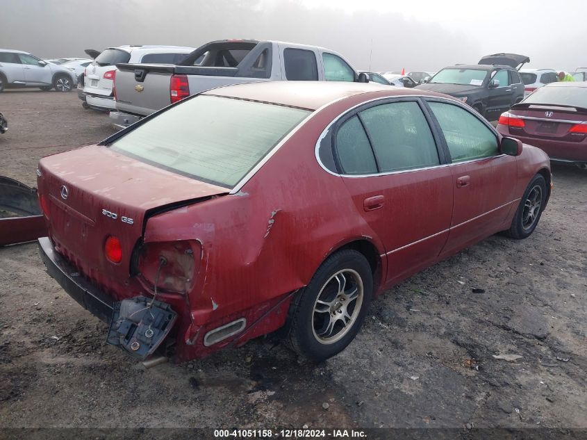 2000 Lexus Gs 300 VIN: JT8BD68S2Y0112122 Lot: 41051158