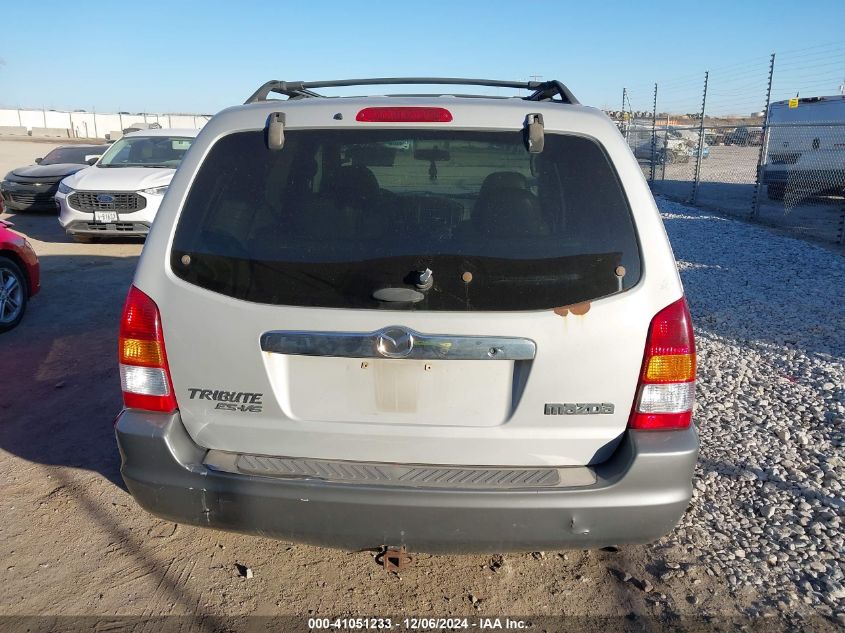 2002 Mazda Tribute Es V6/Lx V6 VIN: 4F2CU081X2KM34920 Lot: 41051233