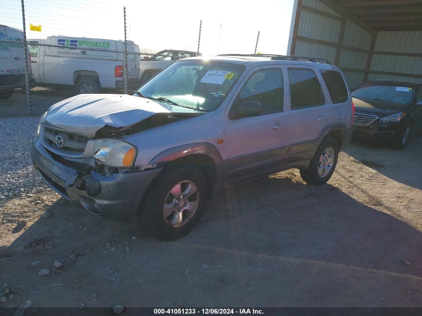 2002 Mazda Tribute Es V6/Lx V6 VIN: 4F2CU081X2KM34920 Lot: 41051233