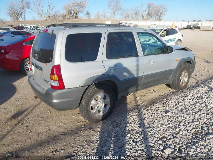 2002 Mazda Tribute Es V6/Lx V6 VIN: 4F2CU081X2KM34920 Lot: 41051233