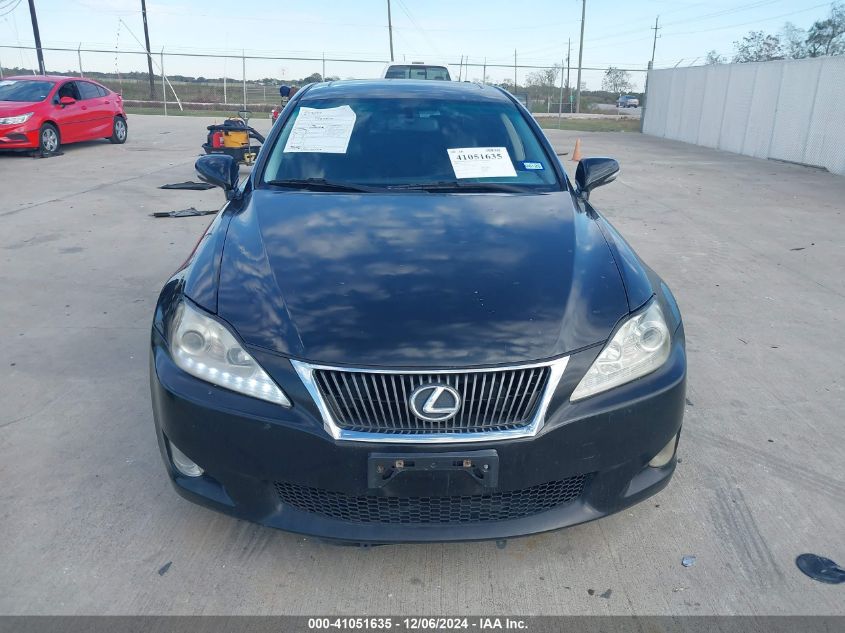 2009 Lexus Is 250 VIN: JTHBK262895091962 Lot: 41051635