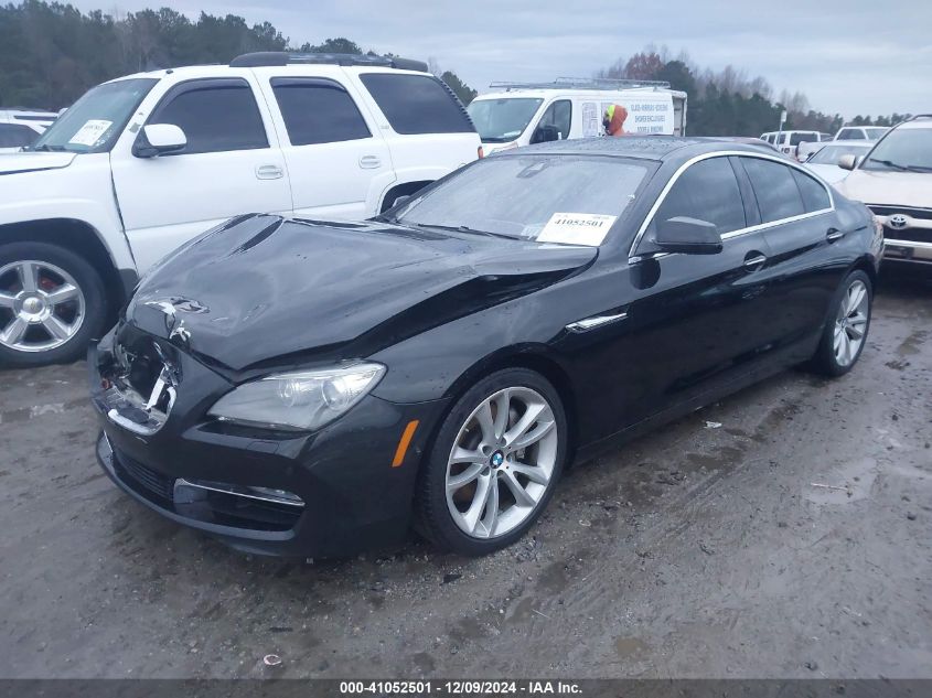 2013 BMW 640I Gran Coupe VIN: WBA6A0C53DDZ04001 Lot: 41052501