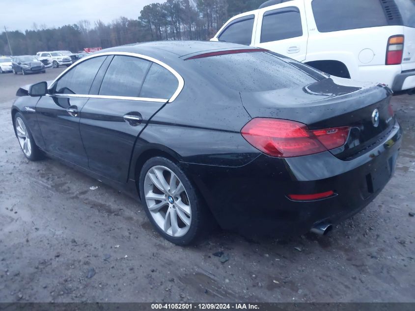 2013 BMW 640I Gran Coupe VIN: WBA6A0C53DDZ04001 Lot: 41052501