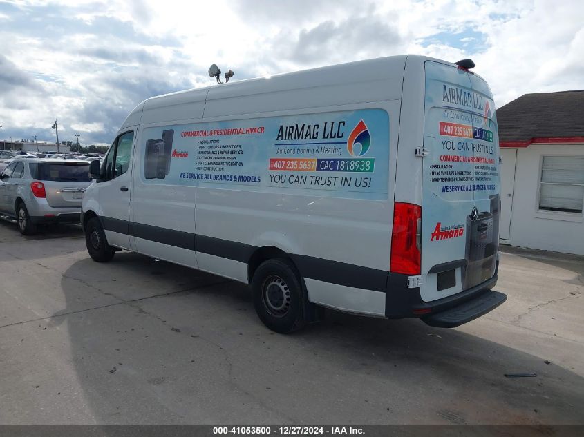 2023 Mercedes-Benz Sprinter 2500 High Roof 4-Cyl Gas VIN: W1Y40CHY0PT160400 Lot: 41053500