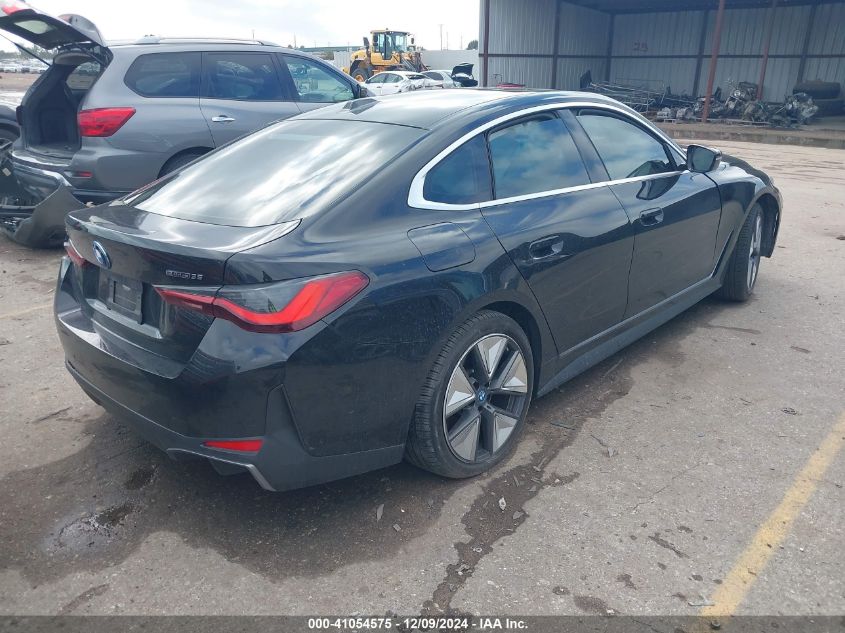 2023 BMW I4 Edrive35 VIN: WBY43AW02PFP69644 Lot: 41054575