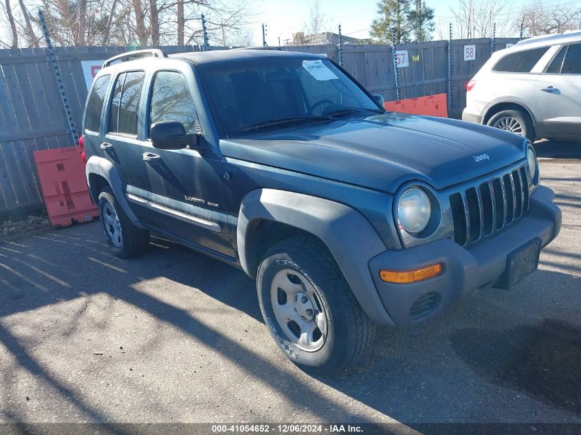 2002 Jeep Liberty Sport VIN: 1J4GL48K02W183851 Lot: 41054652