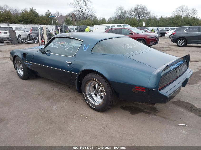 1979 Pontiac Firebird VIN: 2W87K9L155914 Lot: 41054723