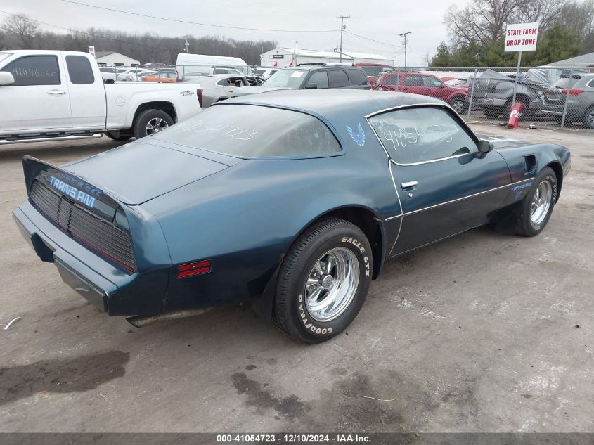 1979 Pontiac Firebird VIN: 2W87K9L155914 Lot: 41054723