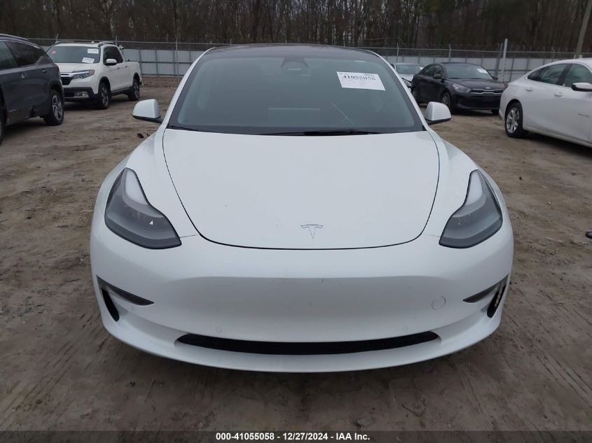 2022 Tesla Model 3 Long Range Dual Motor All-Wheel Drive VIN: 5YJ3E1EB8NF173966 Lot: 41055058