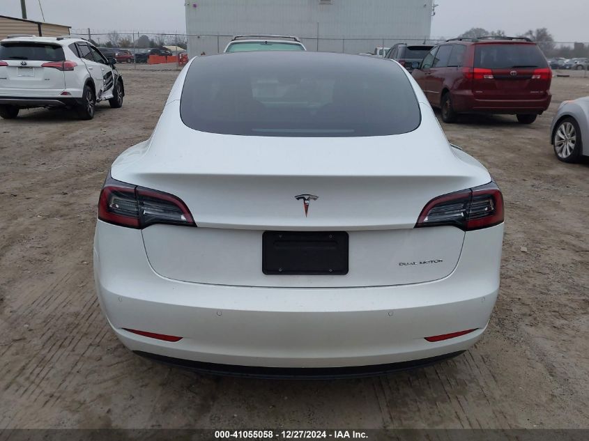 2022 Tesla Model 3 Long Range Dual Motor All-Wheel Drive VIN: 5YJ3E1EB8NF173966 Lot: 41055058