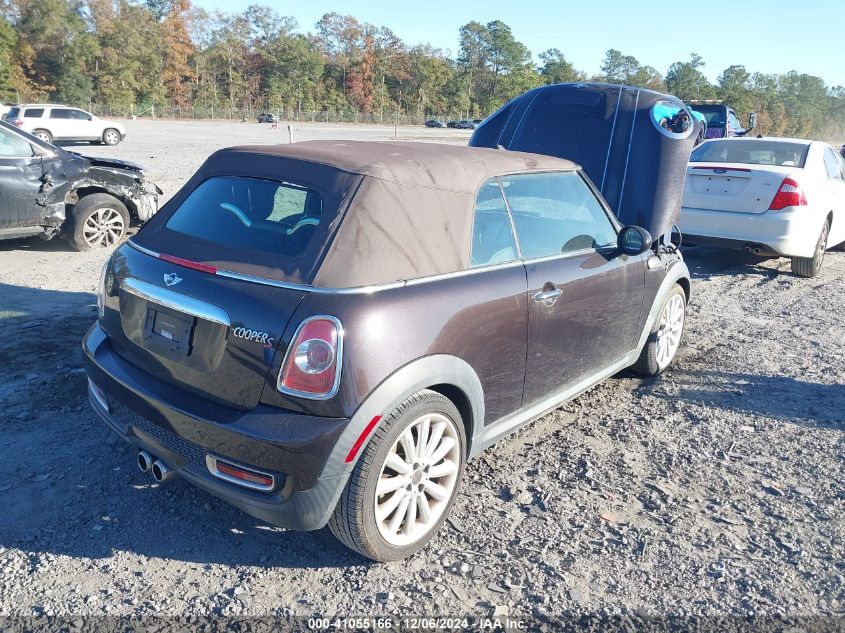 2012 Mini Cooper S VIN: WMWZP3C54CT250885 Lot: 41055166