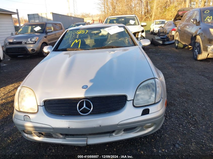 2001 Mercedes-Benz Slk 320 VIN: WDBKK65F11F181562 Lot: 41055857