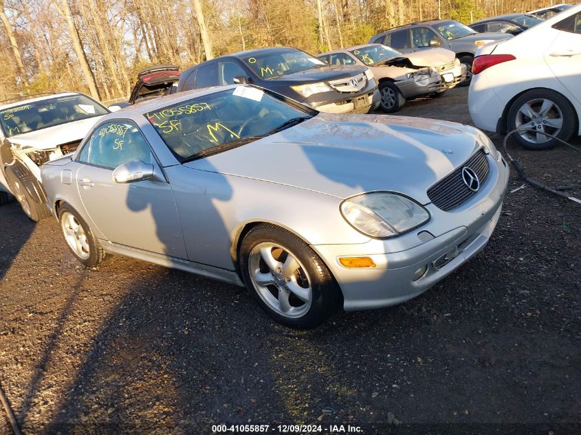 2001 Mercedes-Benz Slk 320 VIN: WDBKK65F11F181562 Lot: 41055857