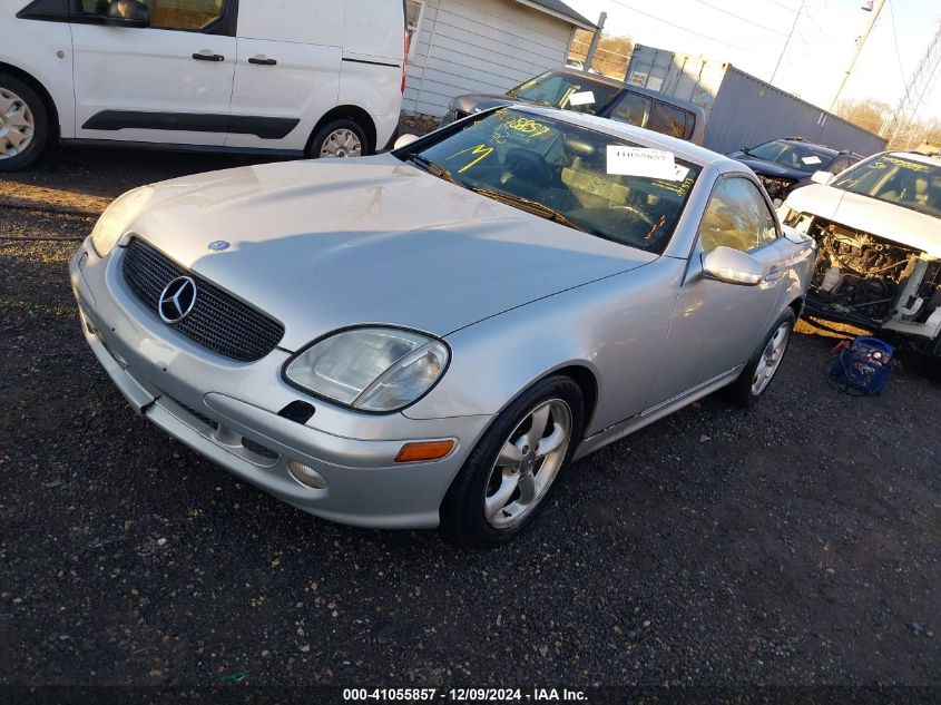 2001 Mercedes-Benz Slk 320 VIN: WDBKK65F11F181562 Lot: 41055857