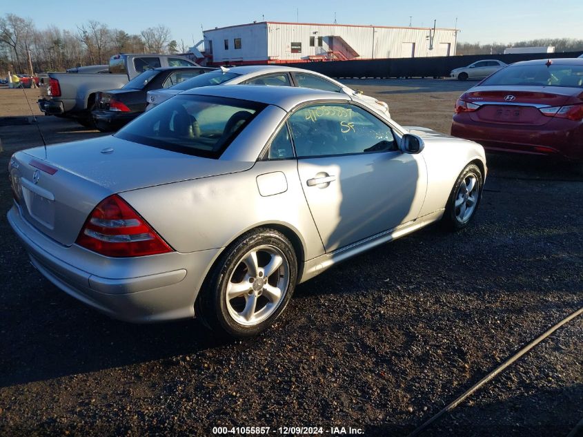 2001 Mercedes-Benz Slk 320 VIN: WDBKK65F11F181562 Lot: 41055857