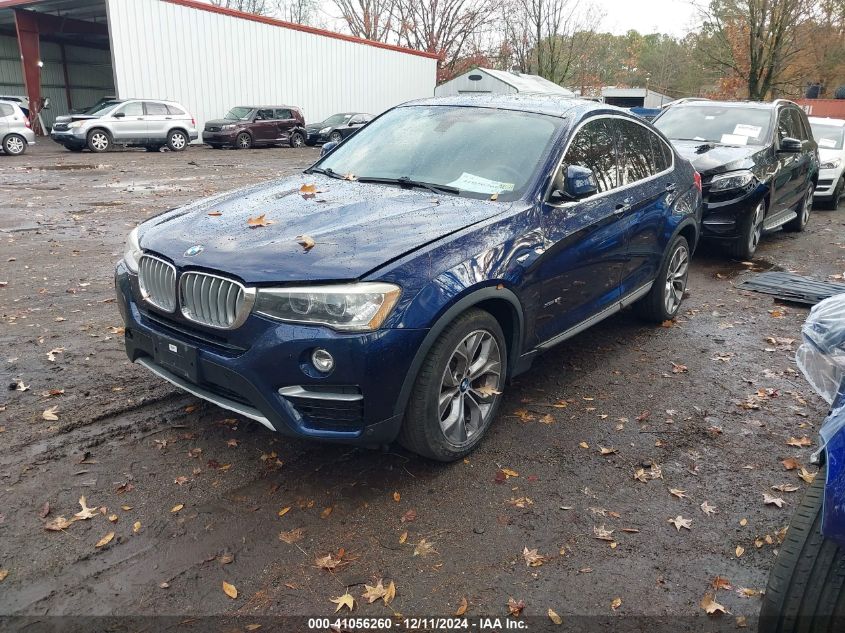 2016 BMW X4 xDrive28I VIN: 5UXXW3C54G0R19983 Lot: 41056260