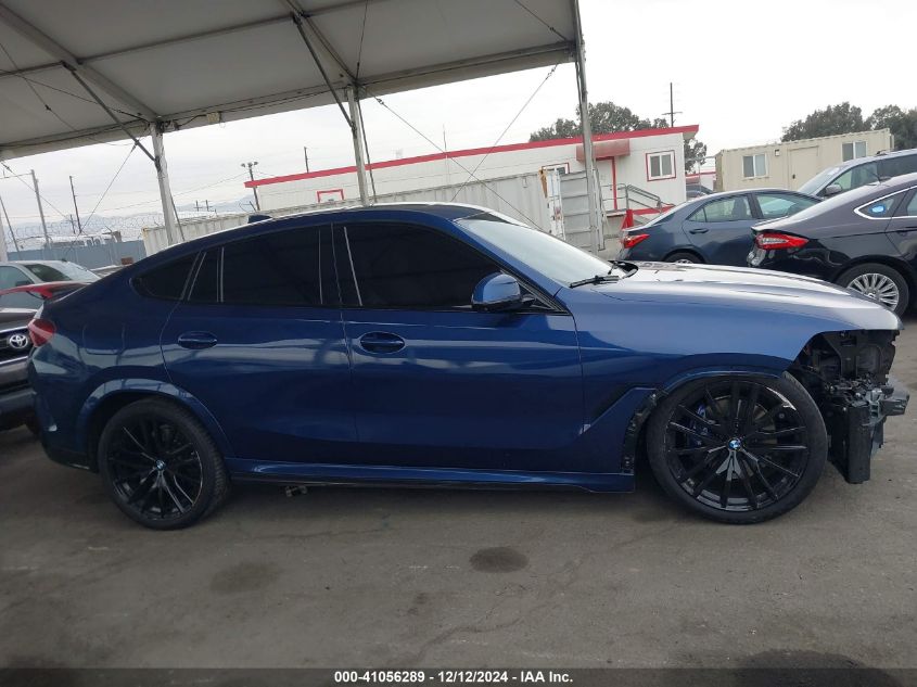 2021 BMW X6 Sdrive40I VIN: 5UXCY4C06M9E17280 Lot: 41056289