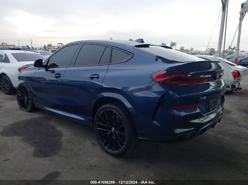 2021 BMW X6 Sdrive40I VIN: 5UXCY4C06M9E17280 Lot: 41056289