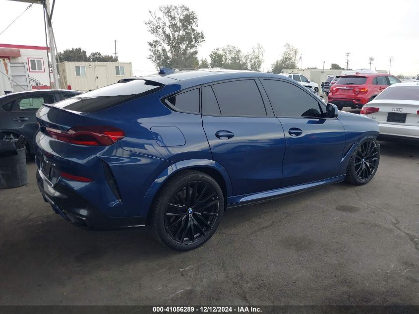 2021 BMW X6 Sdrive40I VIN: 5UXCY4C06M9E17280 Lot: 41056289