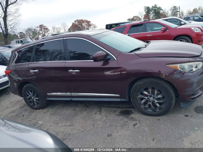 2013 Infiniti Jx35 VIN: 5N1AL0MM2DC327637 Lot: 41056299