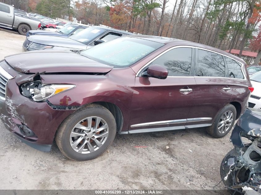 2013 Infiniti Jx35 VIN: 5N1AL0MM2DC327637 Lot: 41056299