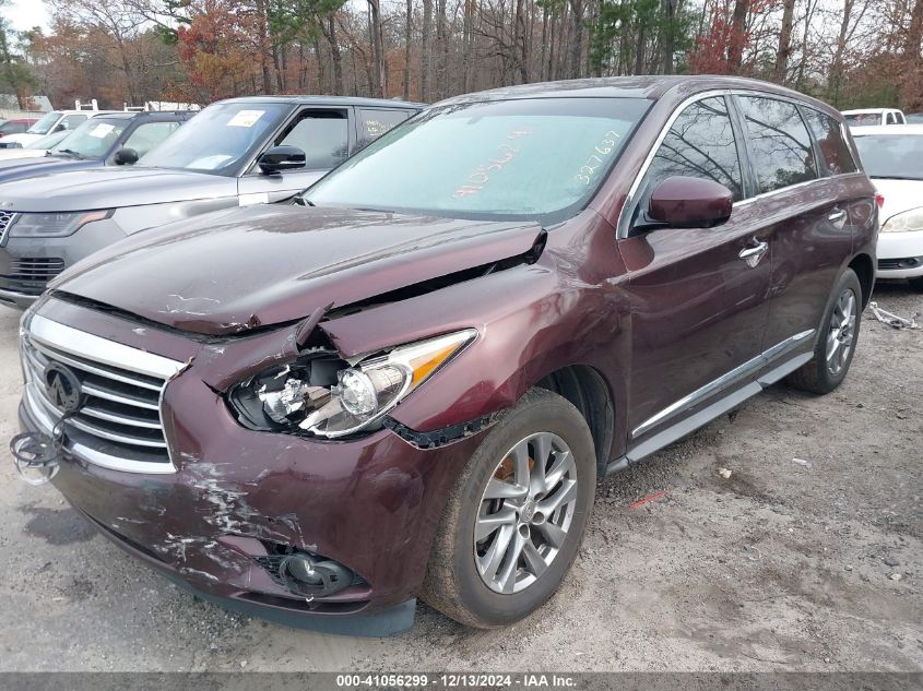 2013 Infiniti Jx35 VIN: 5N1AL0MM2DC327637 Lot: 41056299