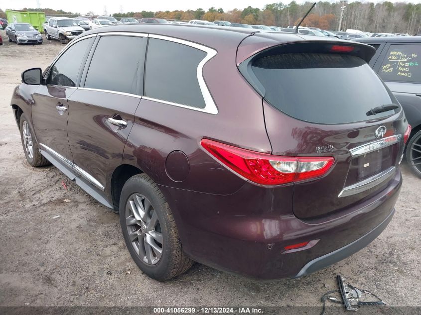 2013 Infiniti Jx35 VIN: 5N1AL0MM2DC327637 Lot: 41056299