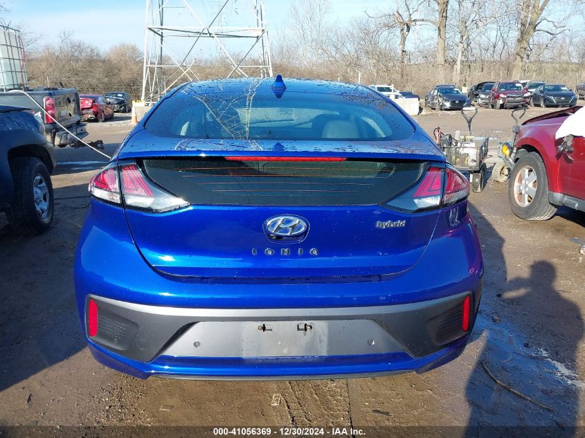 2021 Hyundai Ioniq Hybrid Limited Limited VIN: KMHC05LC4MU248620 Lot: 41056369