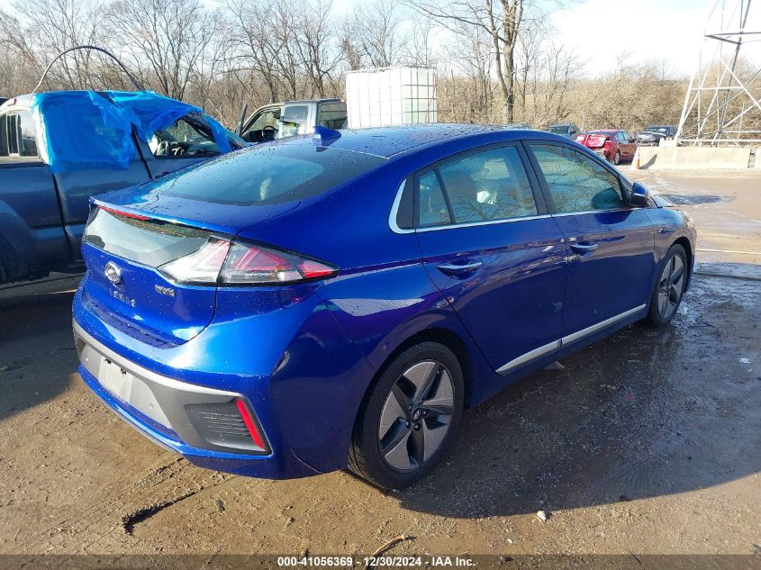 2021 Hyundai Ioniq Hybrid Limited Limited VIN: KMHC05LC4MU248620 Lot: 41056369