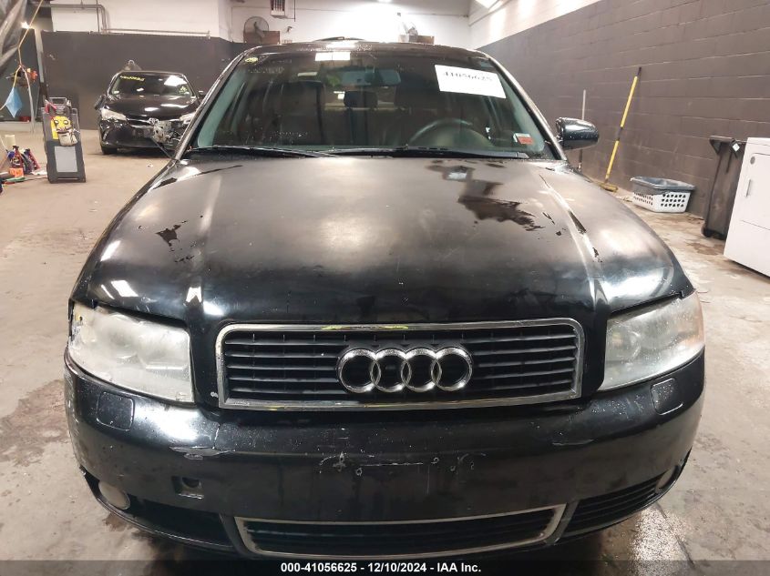 2003 Audi A4 3.0 VIN: WAULT68E53A182250 Lot: 41056625