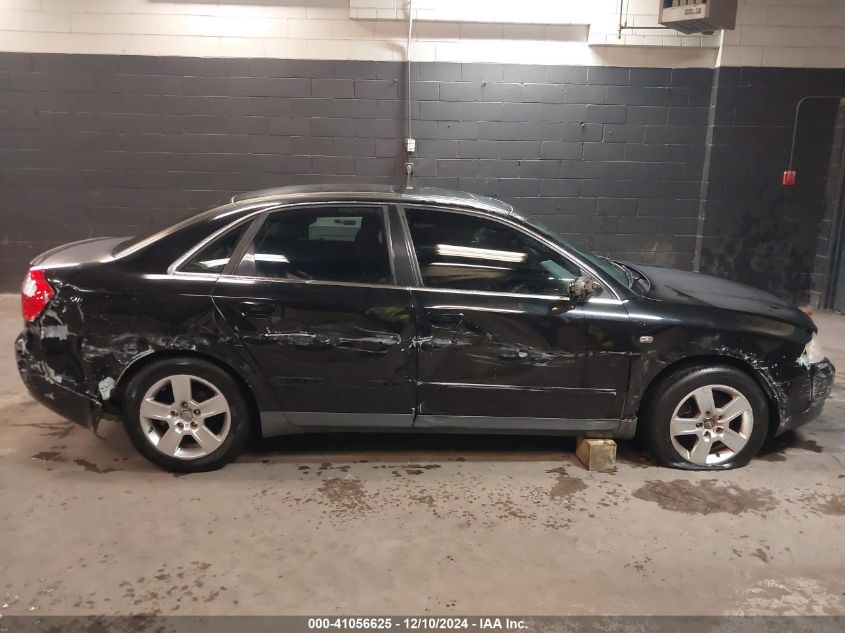 2003 Audi A4 3.0 VIN: WAULT68E53A182250 Lot: 41056625